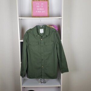 Avec Les‎ Filles Green Military Jacket SZL